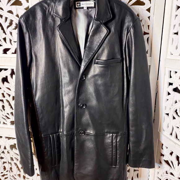 Bachrach men’s leather jacket sz M - Picture 6 of 8